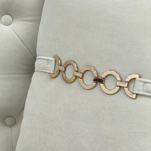 English Elm FX-P82-2PC Velvet Sofa Set of 2 — Plush Tufted 3-Seater Couches with Gold Metal Legs for Stylish Homes Beige W576S00240