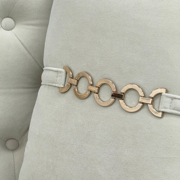 English Elm FX-P82-2PC Velvet Sofa Set of 2 — Plush Tufted 3-Seater Couches with Gold Metal Legs for Stylish Homes Beige W576S00240