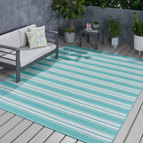 Christopher Knight Home® Outdoor Striped Area Rug - Nador 7'10