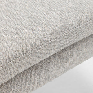 English Elm Modern Dining Chairs Set of 2 Light Gray Tufted Linen Upholstered Seats with Solid Wood Legs, 300lb Capacity, Versatile Accent Dining Chairs for Home & Restaurant W2200P152210