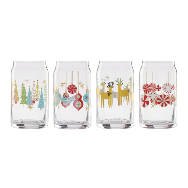 Lenox Cambridge Festive Cocktail Glasses, Set of 4 Multi, MULTI GLASS,CRYSTAL 896290