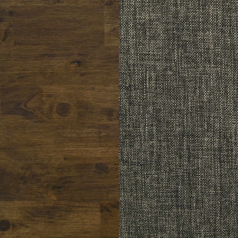 English Elm Set Of 2 Upholstered Dining Chairs In Rustic Knotty Nutmeg Finish For Modern Farmhouse Style B016P223095-GIGA