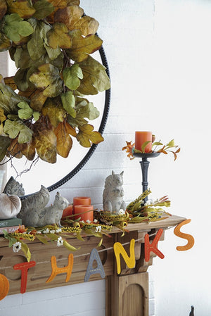 English Elm Set Of 2 Rustic Resin Squirrels - Charming Fall Decor For Thanksgiving, Harvest Festivals & More! W2078P246117-GIGA