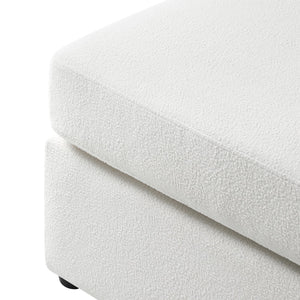 English Elm Chauncy Five Piece Modular Sectional Performance Fabric Living Room Seating Set Ivory B050S00033