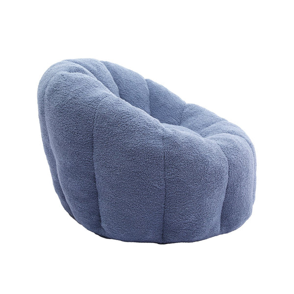 English Elm Bean Bag Lounge Chair Faux Fur Memory Foam Fill Ergonomic Armrests for Adults W2200P302149