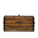 Christopher Knight Home® - Noble House - Wagner Handcrafted Boho Wood Storage Trunk with Latches