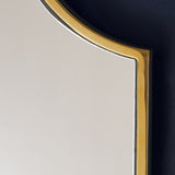 Christopher Knight Home® - Noble House - Verne Glam Wall Mirror with Gold Finished Stainless Steel Frame