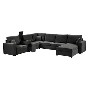 English Elm Swivel Barrel Accent Chair Chenille Tufted Round Club Seat for Living Room Lounge Black N719S002350B