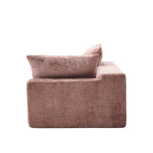 English Elm United Two-Person Sofa - Versatile Chenille Upholstery For Lounging, Napping & Flexible Layout W1568P222617-GIGA