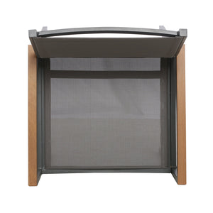 English Elm Christopher Knight Home® - Luton Dining Chair - Stylish Mid-Century Modern Design, Durable Weather-Resistant Aluminum & Comfort 62760.00GGRY