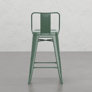 English Elm Keeley 24-Inch Industrial Counter Stools Set Of 4 - Ergonomic, Durable, And Stylish For Home Bars B2732P253612
