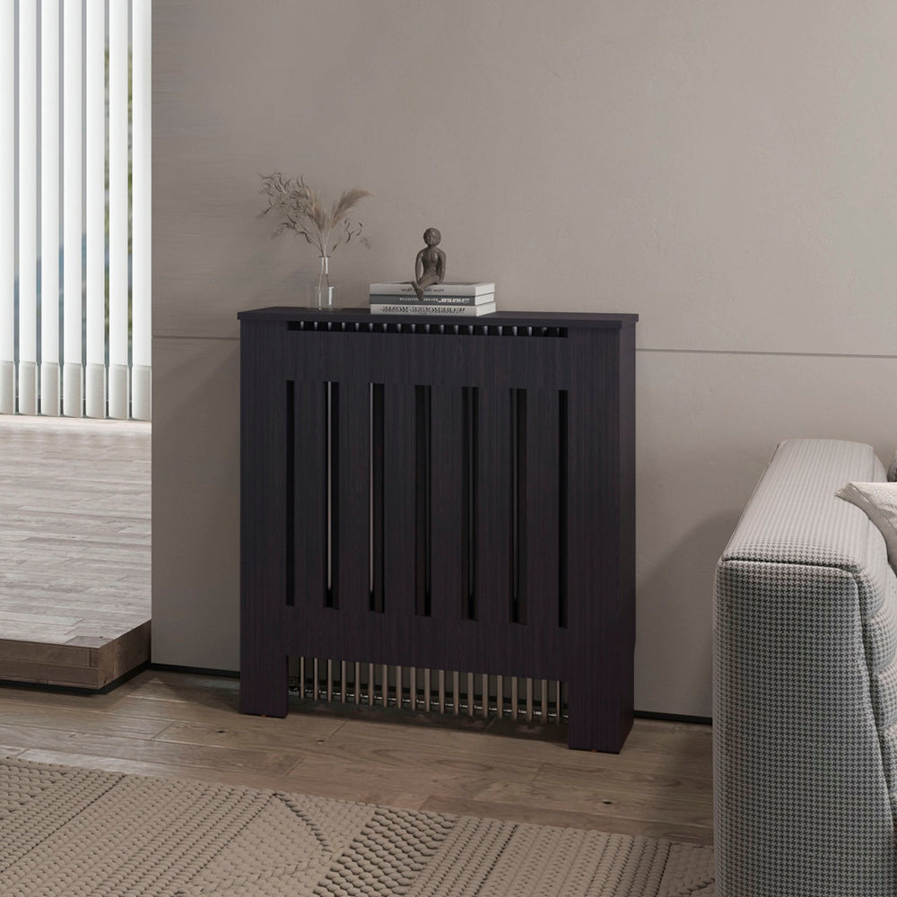 English Elm Fm Furniture Rio White Melamine Radiator Cover Slim Display Shelf for Hallway B128P334817