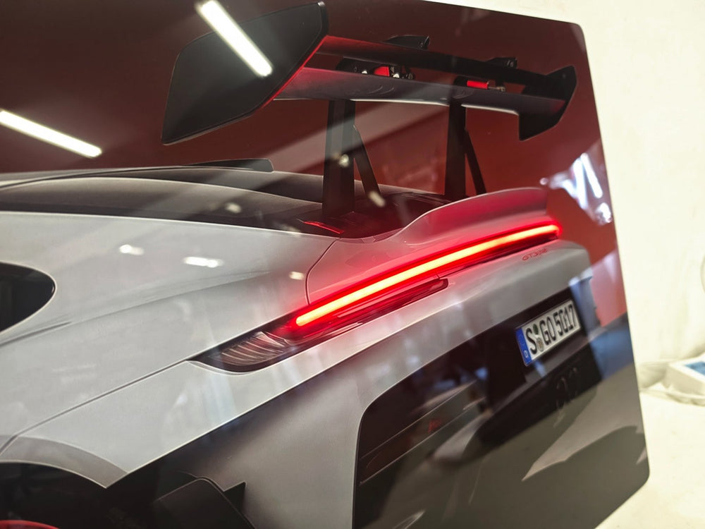 English Elm 24X16 Inches Sports Car Led Wall Art – Illuminated Acrylic Picture With Remote For Modern Decor T3976P383255