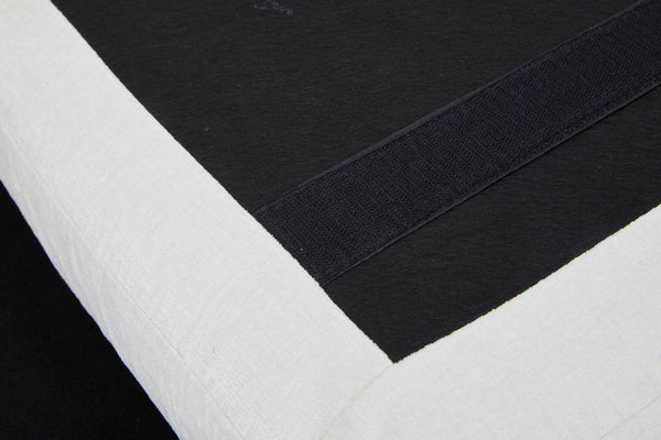 English Elm Linen Armless Dining Chair with Casters and Hidden Seat Storage, Smooth Mobility & Versatile Use Ivory W2069P288875