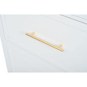 English Elm Topmax 83.7" Modern Tall Kitchen Pantry With Faux Marble Top & Adjustable Storage N717P221575K-GIGA