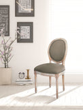 OSP Home Furnishings Lillian Oval Back Chair Klein Otter