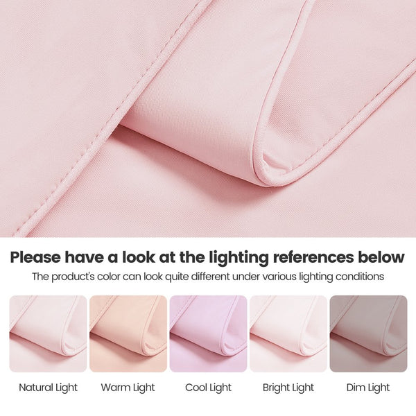 English Elm 1-piece Queen Cooling Comforter Nylon Spandex Shell Wave Quilted Breathable Lightweight Fill Pink B035P408417