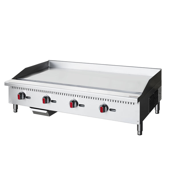 English Elm 36" Commercial Gas Griddle 90000 Btu Three Zone Stainless Steel Csa Certified W3629P479925