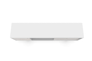 English Elm Liberty 71" TV Stand with Mid-Century Splayed Legs, Wire Management, Drawer & Cubby Storage White B365P398398