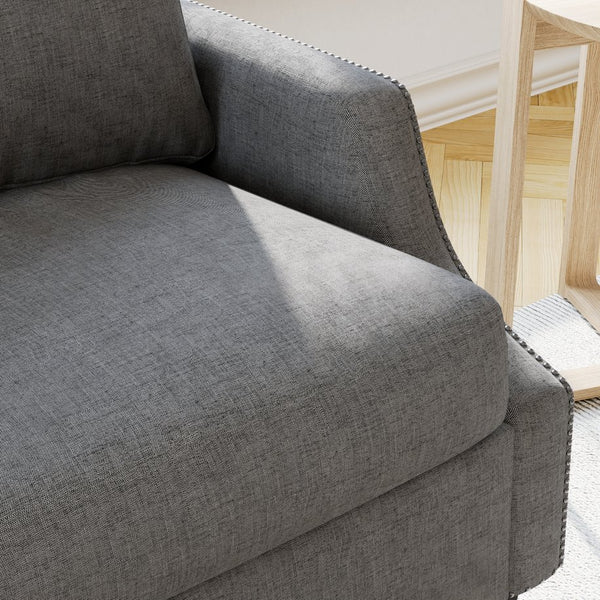 English Elm 3 Piece Living Room Sofa Set - Modern 3-Seater Sofa, Loveseat & Accent Chair For Cozy Spaces W680S00086