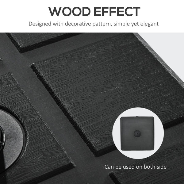 English Elm Outsunny Fillable Umbrella Base - Heavy-Duty, Wobble-Free Stand For 1.25"-2" Poles, Stylish Design W2225P174274-GIGA