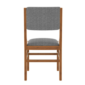English Elm Dining Chairs Set Of 4 – Mid-Century Modern Upholstered Kitchen Seats For Stylish Dining Spaces N752P271215E