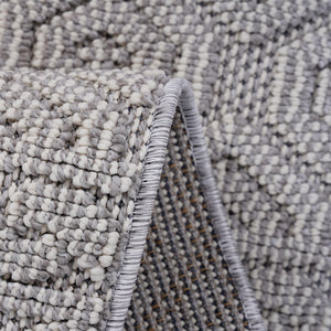 English Elm Guros Geometric Area Rug 8X10 - Stylish Indoor/Outdoor Durable Design For High-Traffic Spaces B189P183460