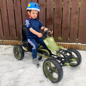 English Elm Aosom Kids Pedal Go Kart with Adjustable Seat Eva Wheels Forward Reverse Drive W2225P229396