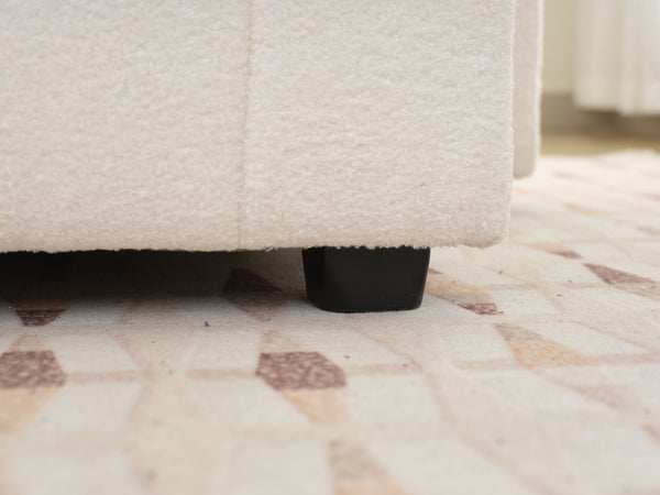 English Elm Jessica Lamb Wool Left Facing Sectional Sofa With Chaise - Plush Comfort & Timeless Style For Any Room B102S00070