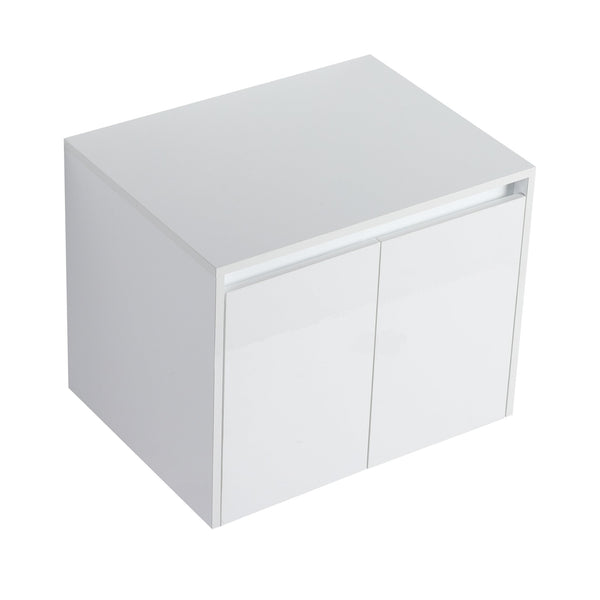 English Elm 24" Bathroom Wall Cabinet - Modern Float Mount Design With Soft-Close Doors For Style & Storage W999P312100