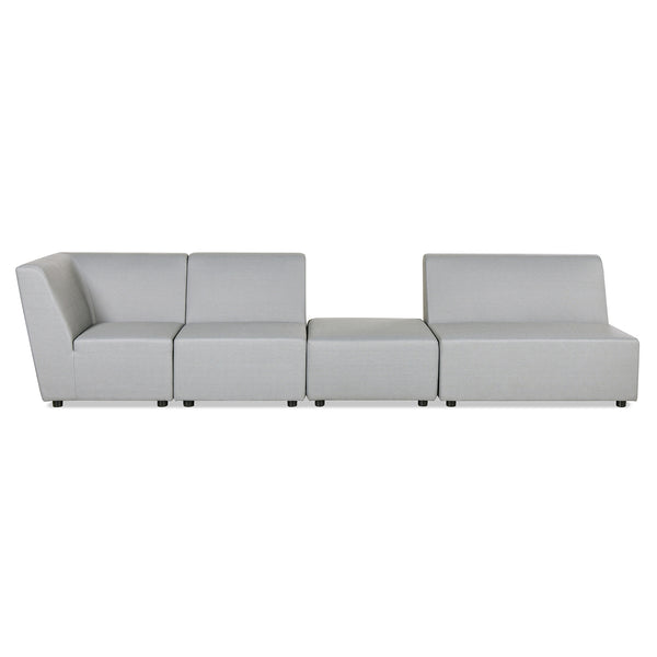 English Elm Cleo Outdoor Modular Deep Seat Armless Chair Olefin Fabric Patio Lounge Piece B2719P245984