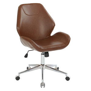 OSP Home Furnishings Chatsworth Office Chair Saddle