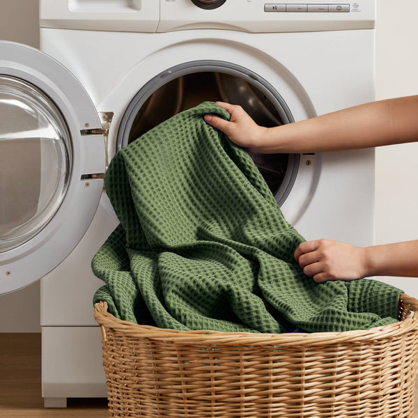 English Elm K1PC King Cotton Waffle Blanket 300gsm Lightweight Breathable 108"x90" Cozy Luxury Throw Bedspread B035P341142