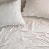 Madison Park Linen Blend Casual 4PC Sheet Set MP20-7891 Ivory