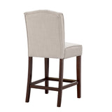 Madison Park Marian Transitional Tufted Counter Stool FPF20-0395 Tan