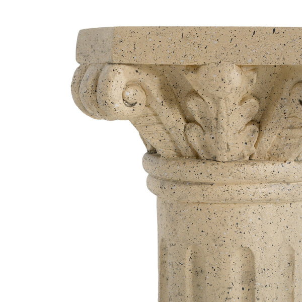 English Elm Christopher Knight Home® - Pedestal Column Plant Stand - 26.25 Inches Tall, Durable Indoor/Outdoor Display For Plants & Decor N772P261951S