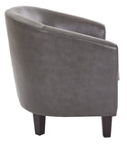 OSP Home Furnishings Ethan Tub Chair Pewter