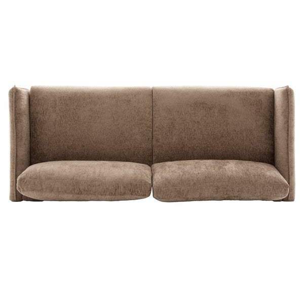 English Elm Modern Chenille Loveseat with Pocket Spring Cushions and Rubberwood Legs for Living Room N763P347228D