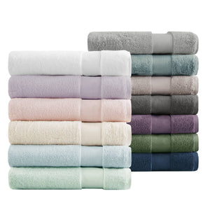 JLA Home Madison Park Signature - Cotton Turkish 6-Piece Luxury Towel Set - 600 GSM Oversized Plush Spa-Quality, OEKO-TEX Certified MPS73-475