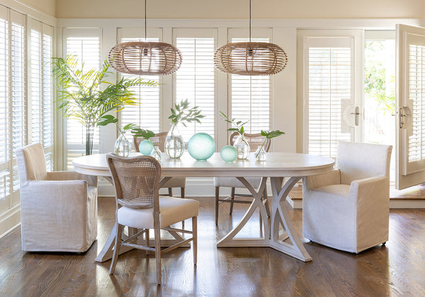 Park Hill Slip Covered Linen Arm Chair EFS26077