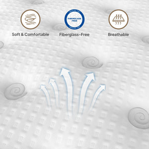 English Elm 14 Inch Queen Hybrid Mattress Gel Foam Pocket Springs Cooling Certipur Certified B2716P242969