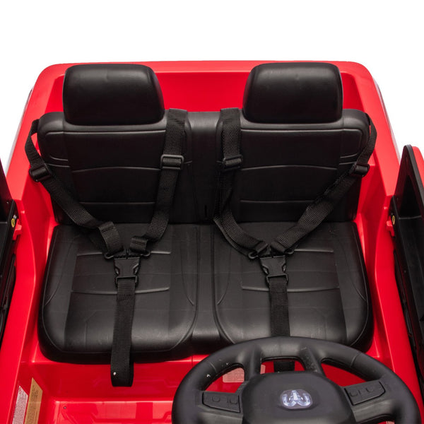 English Elm 24v Dodge Ram 2500 Licensed Kids Electric Truck Two Seat Ride on with Remote W1578P305907