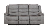 Granada Dual Recliner Sofa with Power Footrest Gray
