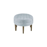 Madison Park Martin Modern/Contemporary Surfboard Tufted Ottoman MP101-0711 Dusty Blue