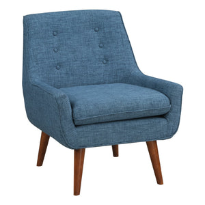 OSP Home Furnishings Blue Rhodes Chair Blue