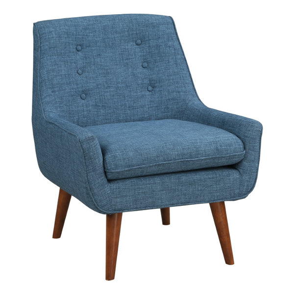 OSP Home Furnishings Blue Rhodes Chair Blue