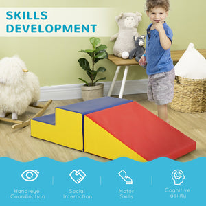 English Elm Soozier 11 Piece Soft Foam Toddler Climbing Block Playset for Active Indoor Play W2225P217354