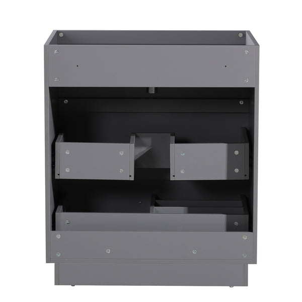English Elm HK2305-30-WH 24" Floating Bathroom Vanity with Wall-Mount Design, Space-Saving Modern Sink Cabinet Grey W1550P168214
