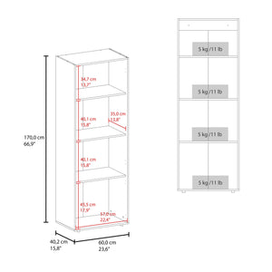 English Elm Home 3 Door Closet System Black – Compact Freestanding Storage with Five Fixed Shelves for Small Rooms and Laundry B070P351124