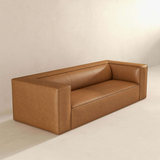 English Elm Ashcroft Furniture - Colton  Tan Leather Sofa